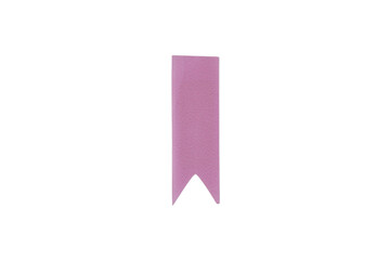 Pink Banner Ribbon Isolated Background