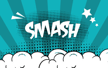 cool simple comic background design