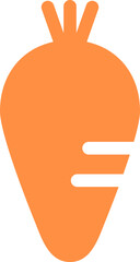 Obraz premium carrot icon 