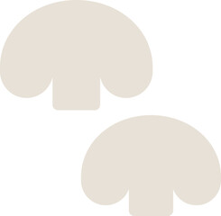 button mushroom icon
