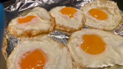 delicious fried egg 