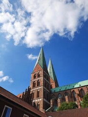 nice view of a beautiful church