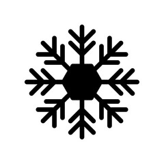 snowflake glyph icon