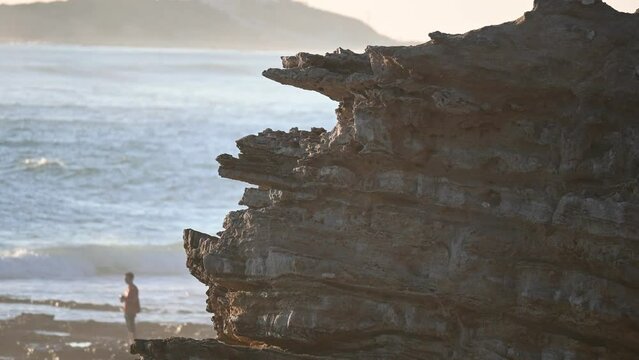 Cape of trafalgar in the evening in Ca&ntilde;os de Meca, south Spain