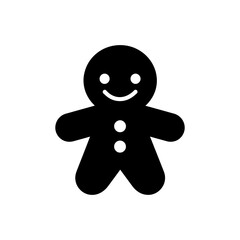 Gingerbread Icon - Simple Vector Illustration