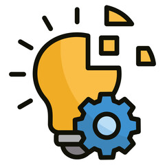 Innovation Icon Element For Design