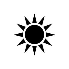 Sun Icon - Simple Vector Illustration