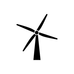 Wind Farm Icon - Simple Vector Illustration