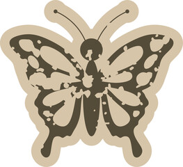 Paper Vintage Butterfly Shape