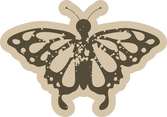 Paper Vintage Butterfly Shape