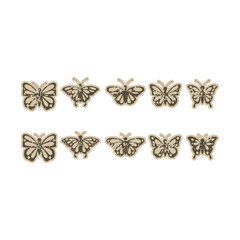 Paper Vintage Butterfly Shape