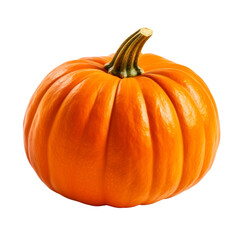 orange pumpkin on a transparent background.