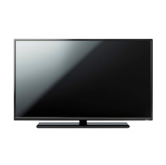 flat-screen television on transparent background.