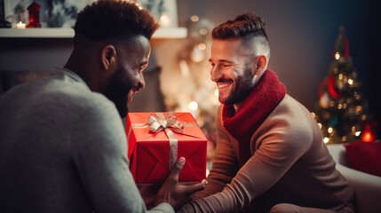 Intimate Christmas Gift Exchange with Diverse Partners