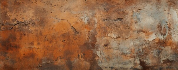 An up-close view of a rusty metal texture, showcasing the fine details of the corrosion, with a subtle grunge effect for added realism.