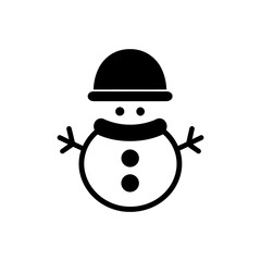 Snowman icon - Simple Vector Illustration