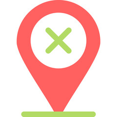 Obraz premium Wrong Icon