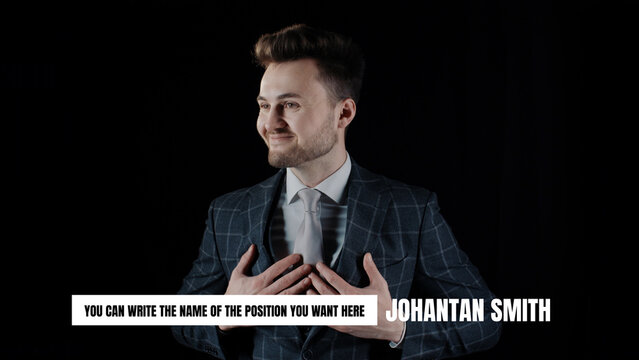 Animated Lower Third Compatible with All Videos in Simple Style