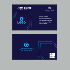 Minimal business card design. creative business card design, New business card template