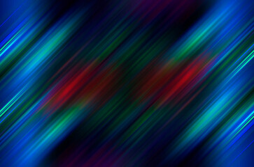 Abstract background in disco style. Bright diagonal stripes rays on a black background.