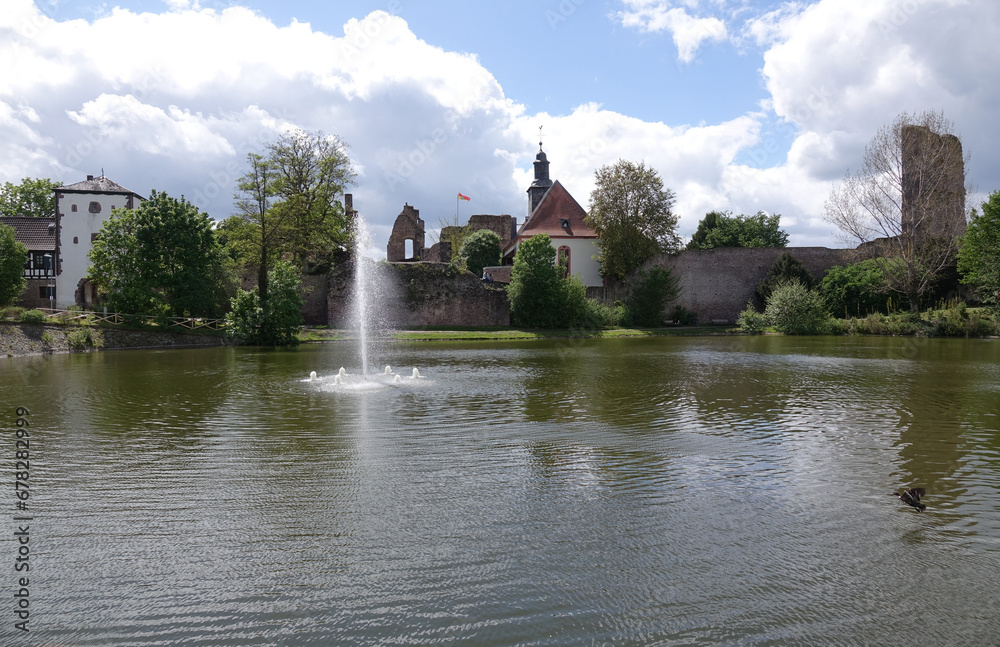 Poster burgweiher in dreieichenhain