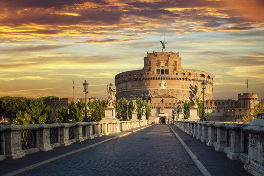 Castel Sant'Angelo in Rome, Italy.