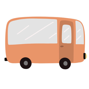 Mini bus vector icon