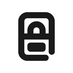 Obraz premium Ikon navigasi sempurna piksel seluler