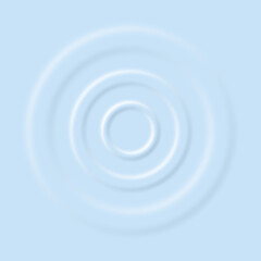 Obraz premium abstract blue background with circles. Light neutral background with copy space for text. Abstract soft light with white and blue bubble ball background. Trendy minimal design. wave effect.