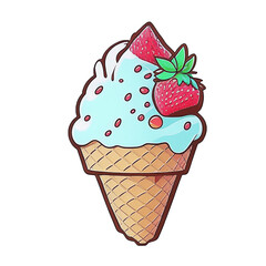 ice cream element 2d