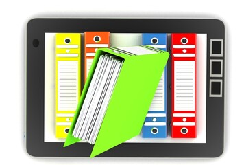 Tablet computer (documents folder)