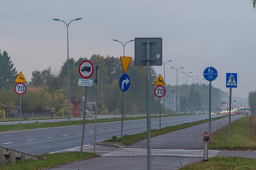 traffic light in the city