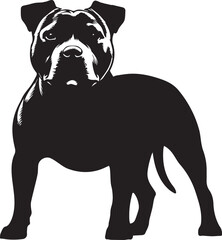 American Pit Bull Terrier Vector File Silhouettes EPS American Pit Bull Terrier Vector American Pit Bull Terrier  Clipart