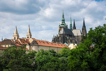 Saint Vitus cathedral, Prague, Czech republic, travel destination - 678301304