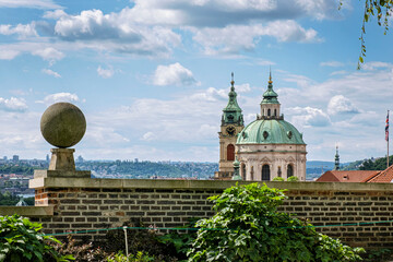 Saint Nicholas church, Prague, Czech republic, travel destination - obrazy, fototapety, plakaty