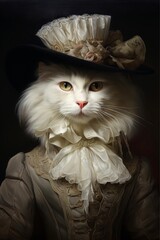 Cat with a hat