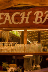 Beach bar at Secret beach, Mirissa, Sri Lanka.