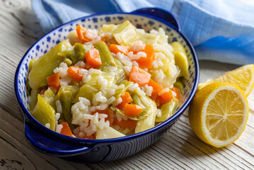 Turkish Cuisine. Leek with Olive Oil (Turkish name; Zeytinyagli Pirasa) Turkish Braised Leeks and Carrots In Olive Oil.