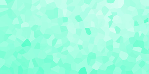 Fototapeta na wymiar Mint Broken quartz stained Glass Background. Voronoi diagram background. Seamless pattern vector Vintage background. Geometric Retro tiles pattern 