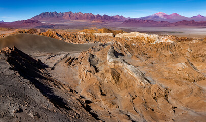 Valley of the Dead - Atacama Desert in Chile, South America.