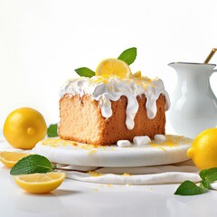Lemon Cake w Marshmallow