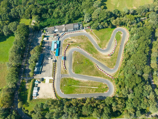 karting track from above