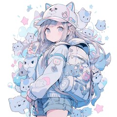  Little girl on a pastel world adventure outfits