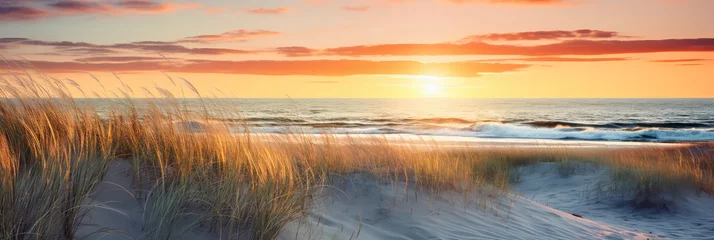 Foto op Plexiglas Sonne über dem Meer. Generiert mit KI © shokokoart