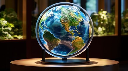 Rotating Globe Artwork