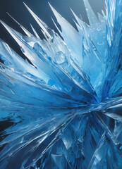 Obraz premium Frozen Ice texture background
