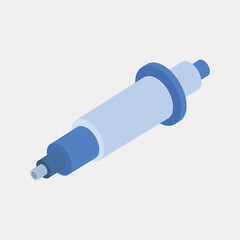 Insulin pen isometric