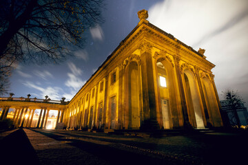 Potsdam Sanssouci at night