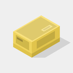 Postal box isometric