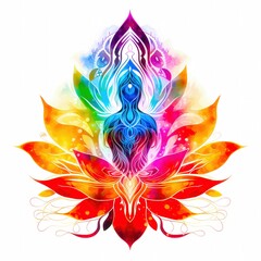 Naklejka premium The Sacred Feminine, The Divine Feminine, Yoni Symbol